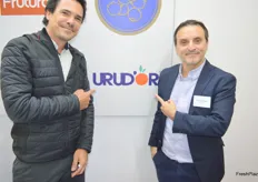 Urudor, productora y exportadora de cítricos de Uruguay, estuvo representada por Tony Fraschini y Juan Pablo.